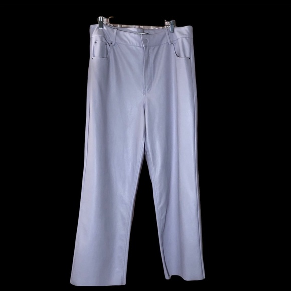 Zara High- waisted Faux Leather pants - Picture 5 of 10